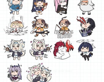 vtuber vinyl stickers | hololive and indie