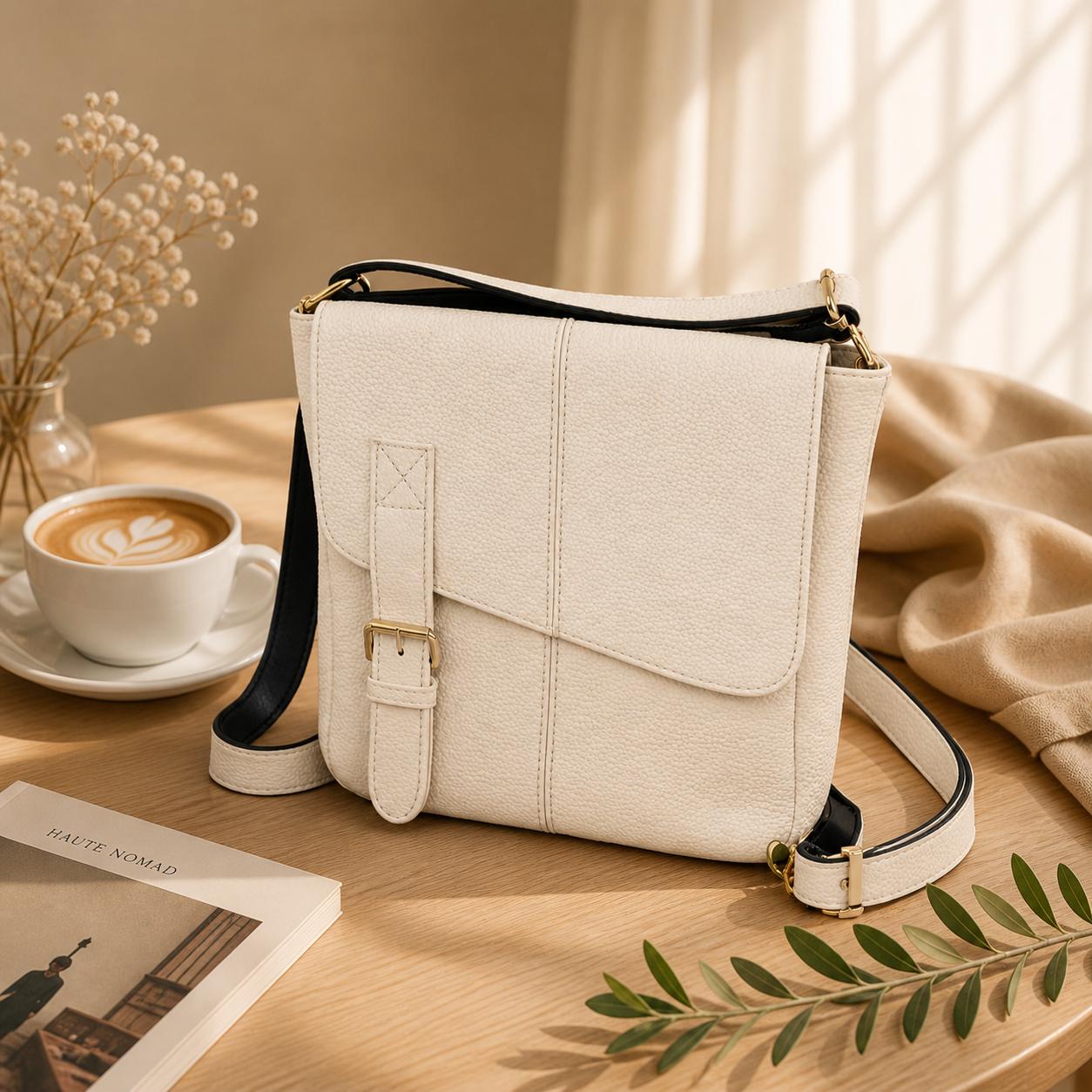 leather crossbody bag roots sling bag