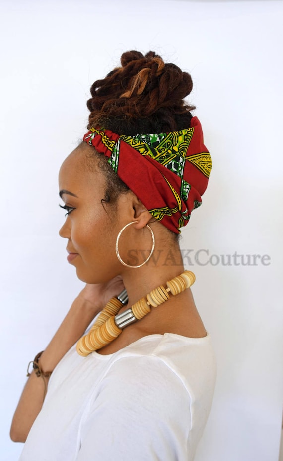 Satin Lined Headband Wrap Head Wrap Pineapple Bun Wrap Ankara Etsy