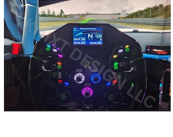 Sim Racing Screen Adapter Kit for Asetek F1 Style Wheels
