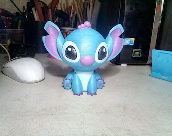 Stitch 3D Stl File - Articulated Stitch figure - Print in Place Stich figure 3D stl Files - Easy to Print