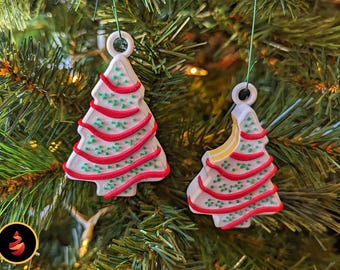 Archivo STL de decoración navideña de Little Debbie para árbol / Archivos para impresión 3D / Archivo STL de adorno para árbol de Navidad