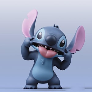 Stich Weihnachten 3D STL-Dateien - 3D Stitvh Figur STL-Datei - Einfach zu drucken - Happy Christmas Day Geschenk