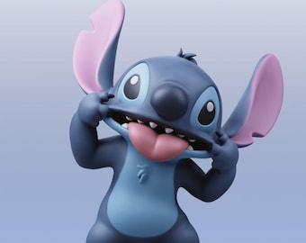 Stitch Christmas 3D STL Files - 3D Stitvh Figure STL File - Easy to print - Happy Christmas Day Gift