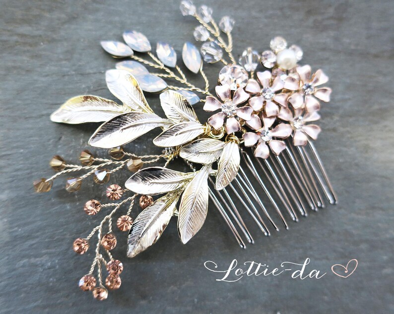 Bridesmaids Hair Accessory Boho Bridesmaid Gift Hair Cob Etsy