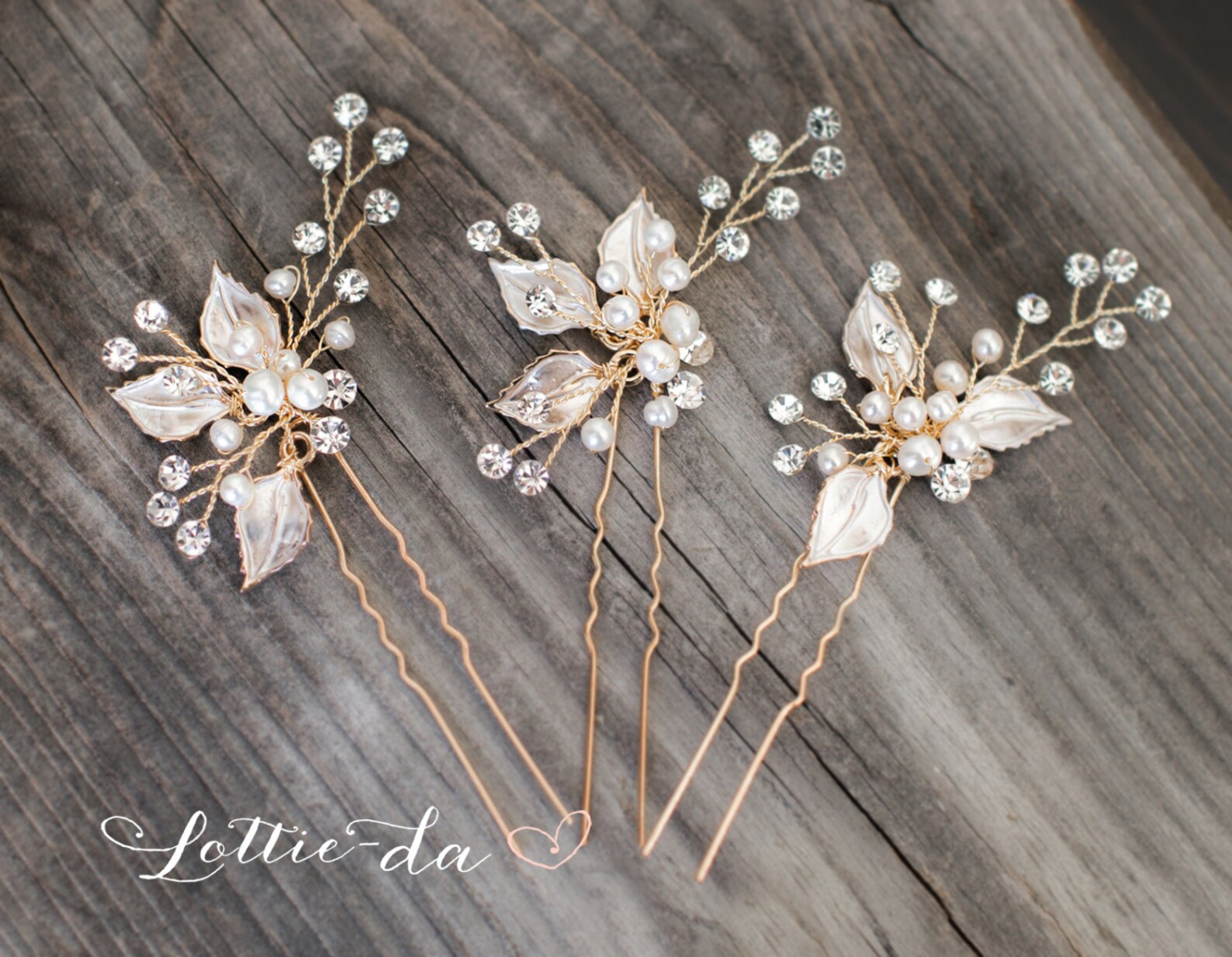 Bridal Hair Pin Wedding Pearl Crystal Floral Hair Pin With Etsy — free download