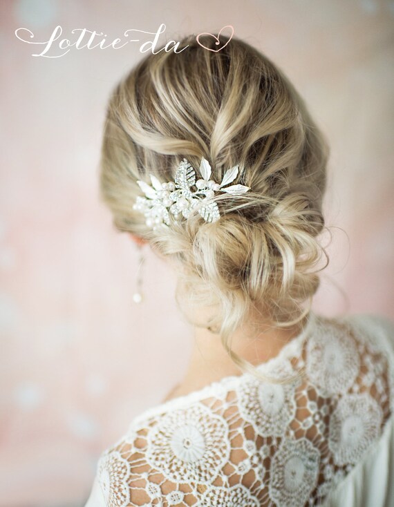 Accesorio para el cabello de boda oro rosa oro o plata - Etsy México Accesorio para el cabello de boda oro rosa oro o plata - Etsy México