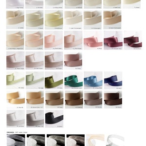 Pu&ograve; includere: Una cartella colori di nastri per l'artigianato e la decorazione. La cartella mostra 48 colori diversi di nastro di raso, organza e velluto. Ogni nastro &egrave; largo 3/8 di pollice. La cartella include i nomi di ogni colore.