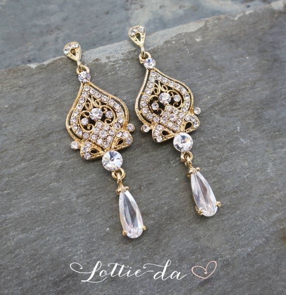 Vintage Chandelier Style Earrings Vintage Chandelier Style Earrings