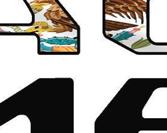 Custom Tailgate Decals compatible with the 2024-26 Toyota Tacoma. Installation Video Included!