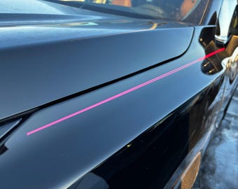 Hot Pink Pinstripe. Automotive grade. Rare Find! Installation Video Included!