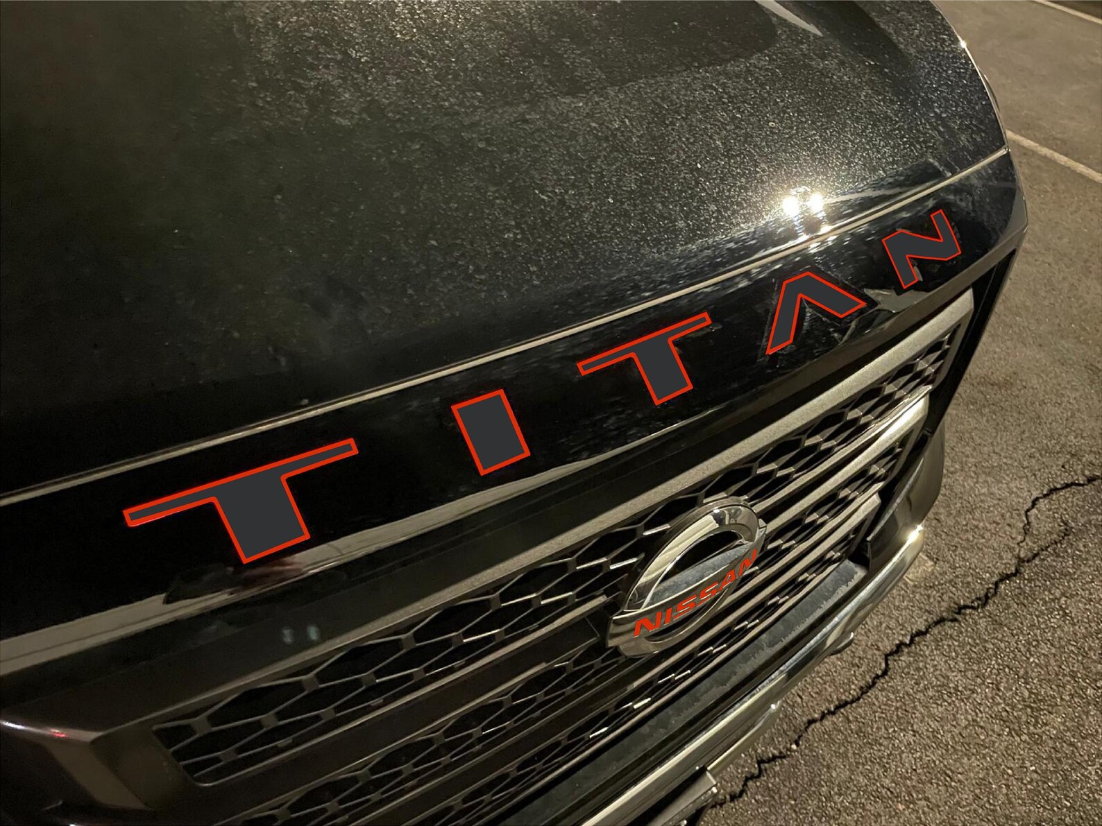 Two Color Decals Two Color Decals Graphic for the Grille of a 2020-25 Nissan Titan ...