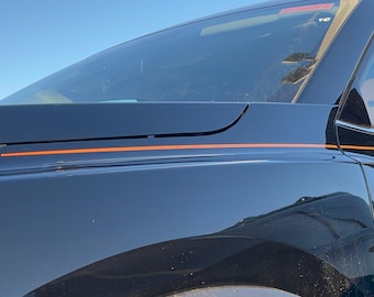Orange Pinstripe. Automotive grade. Rare Find! Installation Video Included!