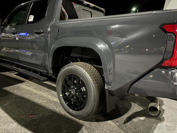 Gloss Black Wheel Accents Compatible with the 2025 Toyota Tacoma. Installation Video Included!