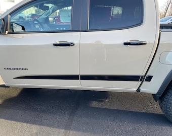 Rocker Stripes compatible with a 2011-2022 Chevrolet Colorado / GMC Canyon