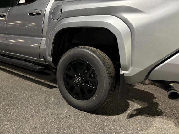 Gloss Black Wheel Accents Compatible with the 2025 Toyota Tacoma. Installation Video Included!