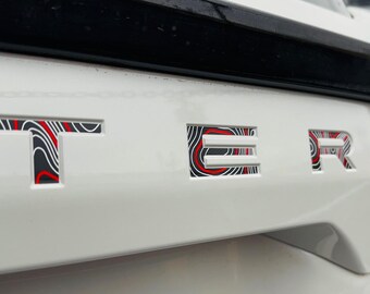 Tailgate Decals Letters for Various Makes and Models. Preassembled Graphics for the Indented Area. Select Your Model!