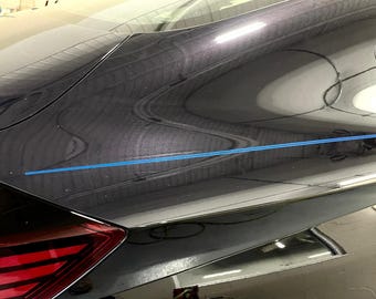Bright Blue Pinstripe. Automotive Grade. Rare Find! Colored Vinyl Pinstripe for Cars, Trucks and SUVs.  Installation Video.