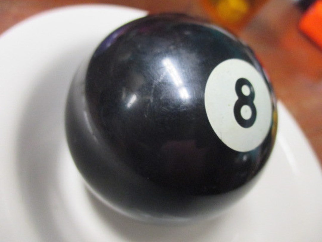 Vintage 8 Single Individual Pool Ball Billiard Ball Replacement 2 1/4 Diam Game Sports Accessory