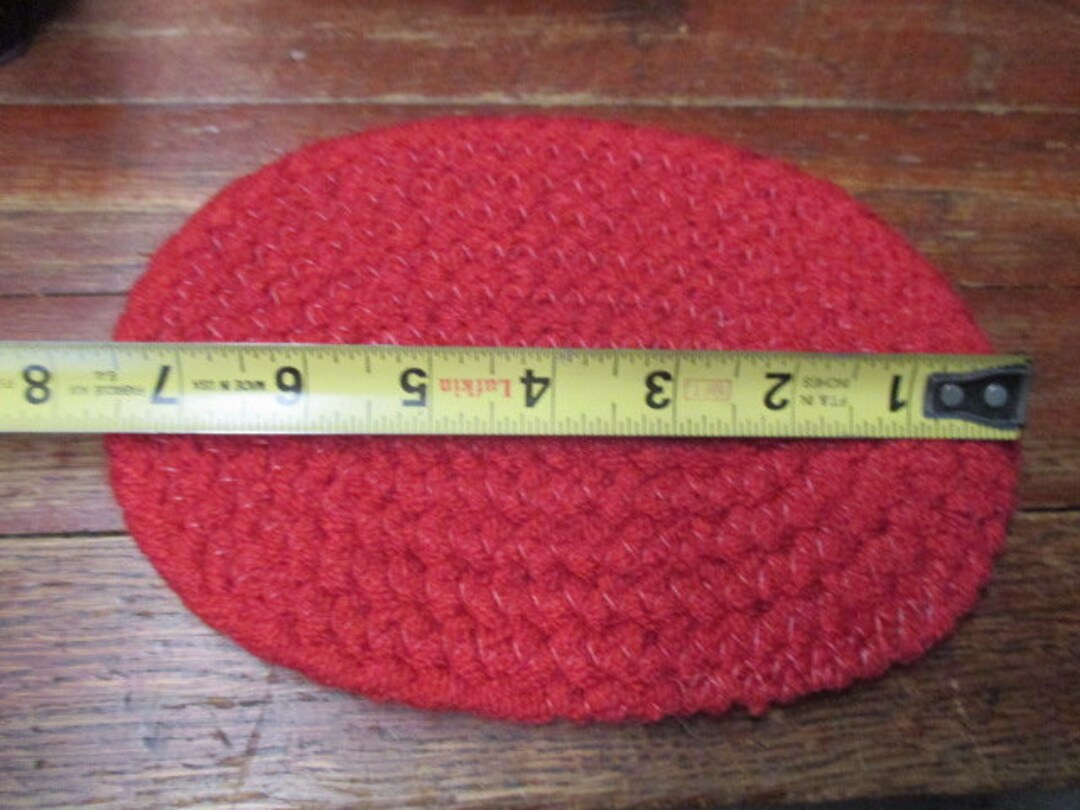 Oval BRAIDED RUG for Dollhouse Miniature Small Braided Rug Etsy