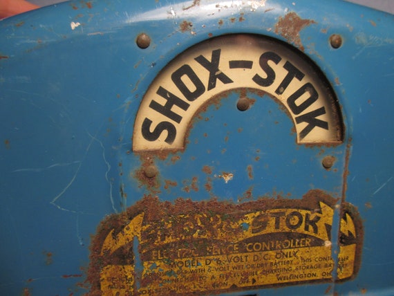 Farm Barnyard Shox Stok Electric Fence Controller Industrial Etsy