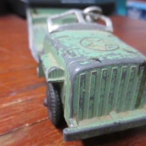 Vintage Metal Masters Co. Army Willy&#39;s Jeep diecast military toy usa collectible