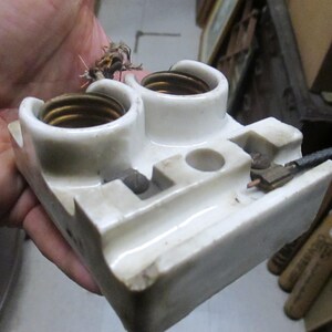 Vintage LEVITON Fuse Block No. 1935 home electrical laboratory mancave decor