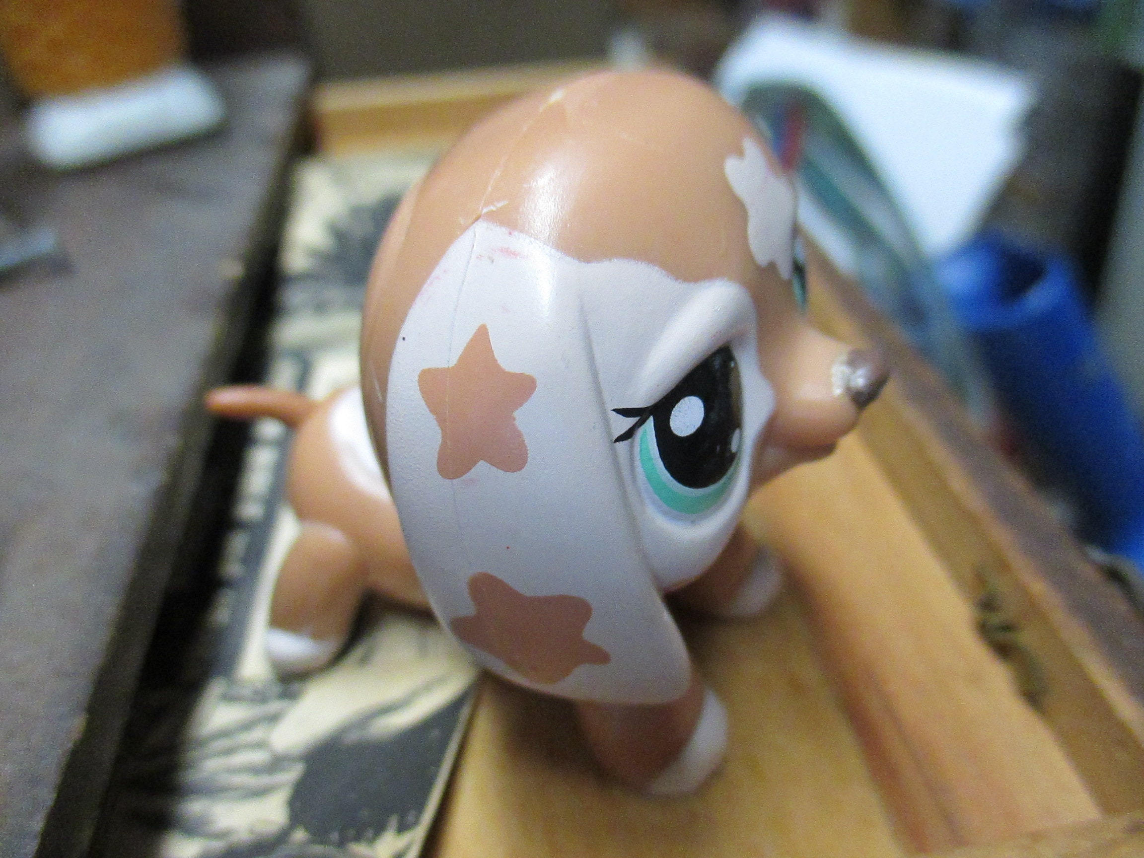 Littlest Pet Shop LPS Authentic Collar Yellow Jumbo Large deco Pet