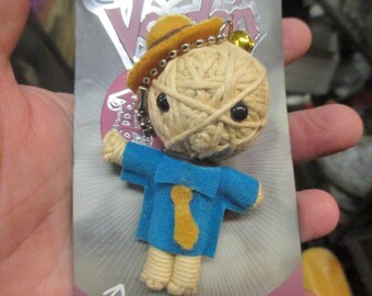 Watchover Voodoo String Doll The Boss 3" Key Chain Lucky Charm unused