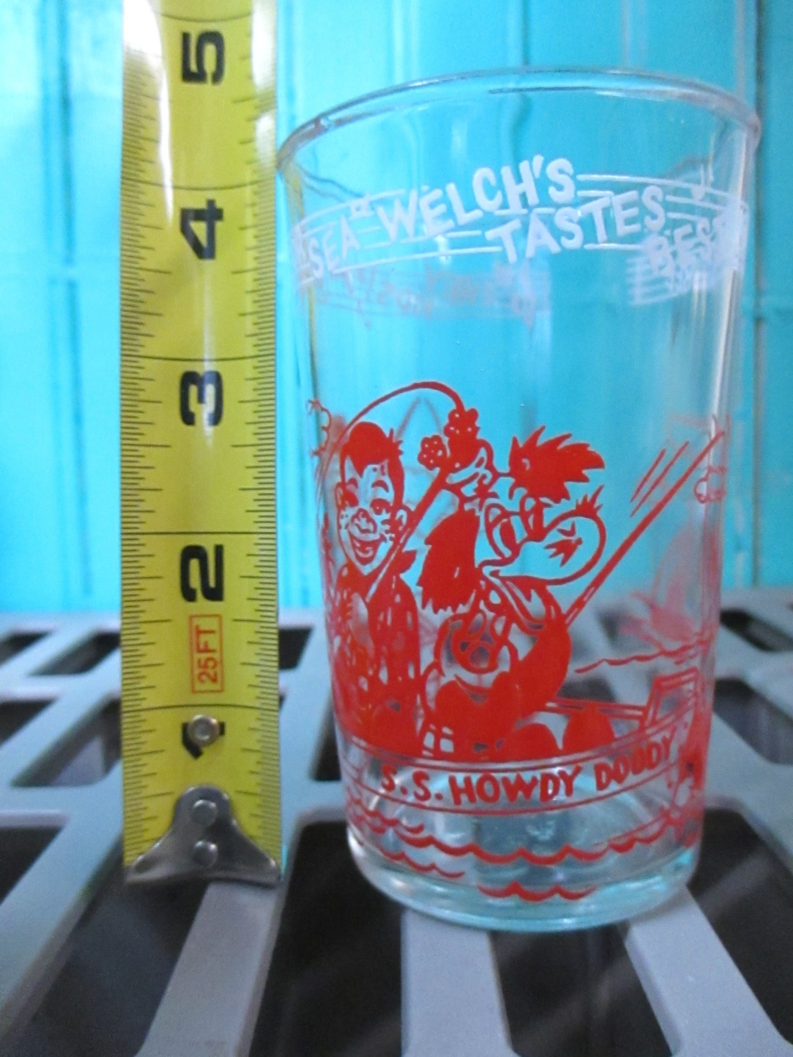 Vintage 1953 Welch's Jelly Glass S.S. HOWDY DOODY Juice Etsy