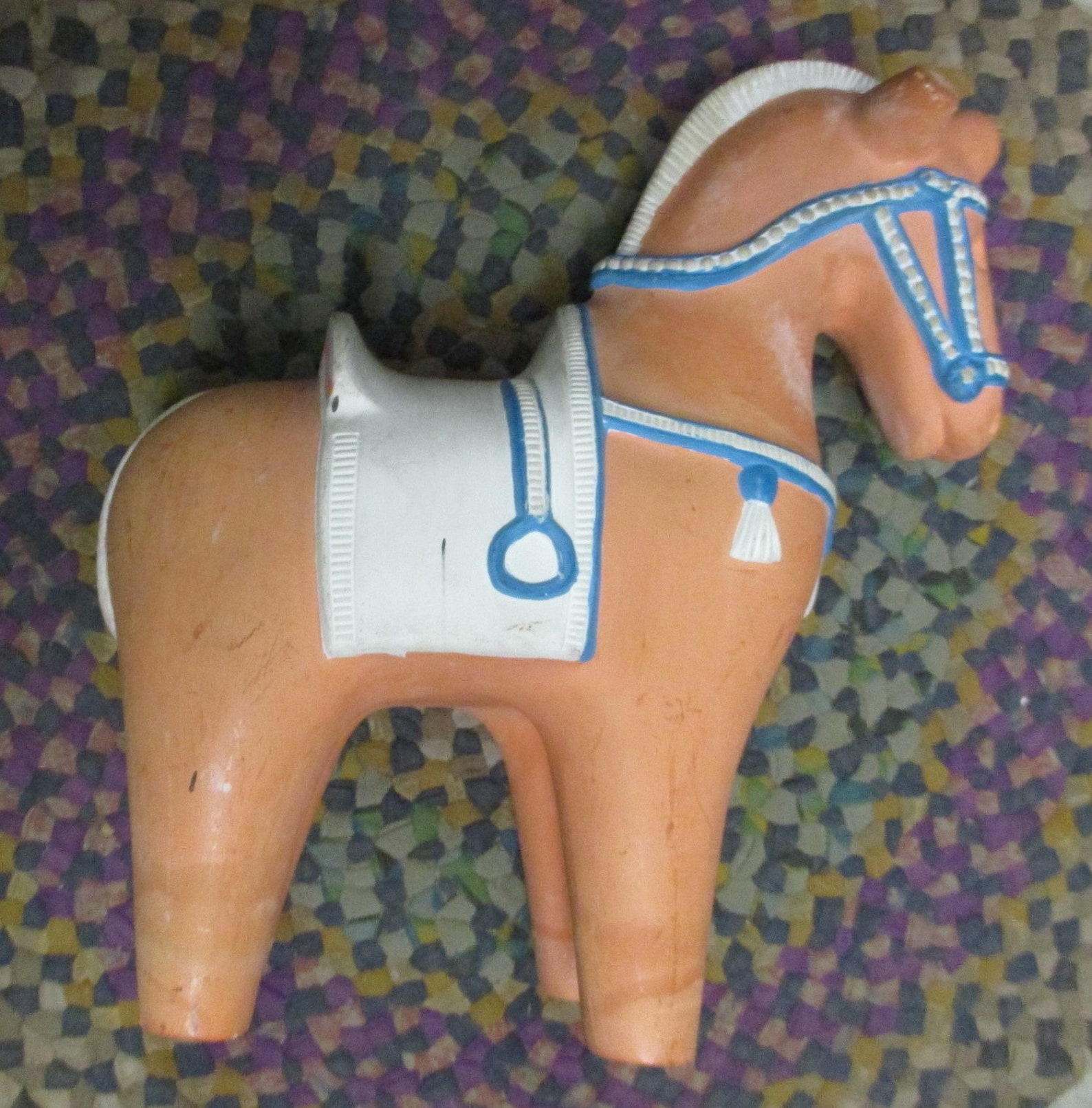 TERRA COTTA Statue of a Large HORSE Statue Garden Ornament Etsy