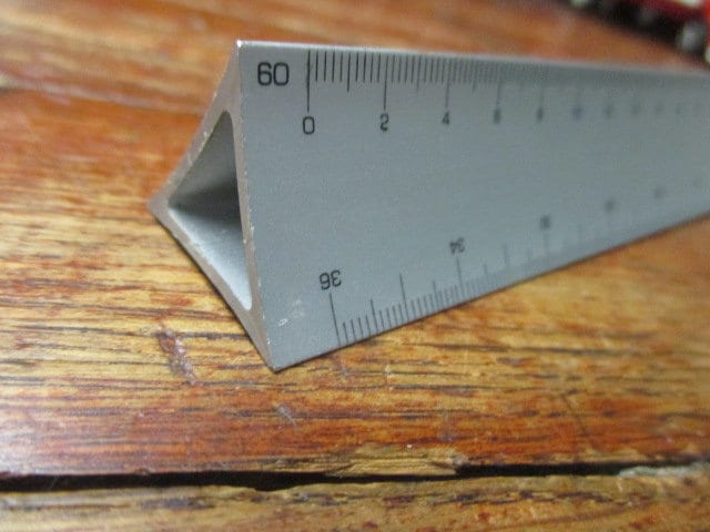 Vintage 3 sided drafting / architecture ruler - general for sale