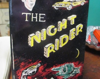 Vintage Nashua NH 1986 Book titled "Night Rider" by Leonard York ADULT READING Cab Driver gives interesting accounts of years Behind A Taxi