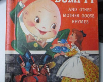 HUMPTY DUMPTY VTG 1952 Rand McNally Junior Elf Book #8058 by Ian Munn
