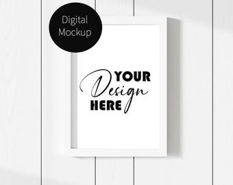 Frame Mockup, Picture Frame Mockup, A3, A4 Mockup, Print Mockup, Digital Download JPG, Art Mock Up
