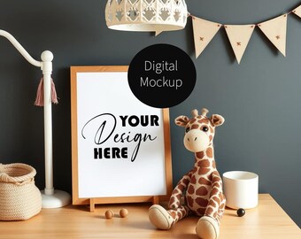 Frame Mockup, Picture Frame Mockup, A3, A4 Mockup, Print Mockup, Digital Download JPG, Art Mock Up