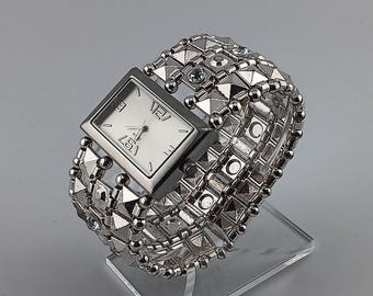 Damen Neu Zustand Stretch Armband Uhr