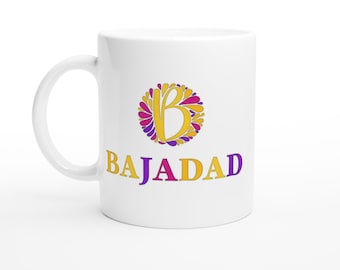 Colorful Ceramic Coffee Mug, Modern 11oz Mug, Gift for Coffee Lovers