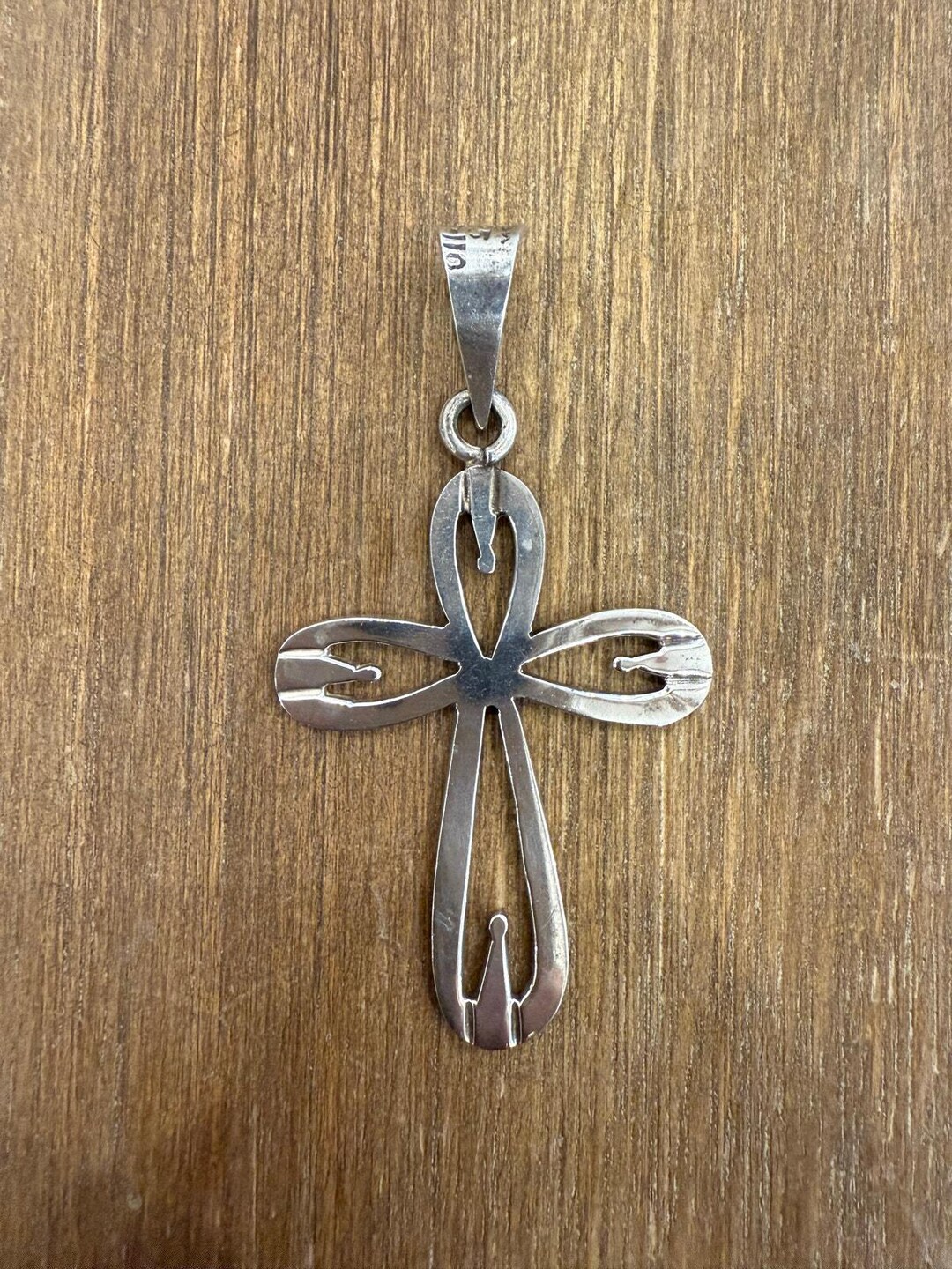 Large 925 Sterling Silver Vintage Made in Mexico Cross Pendant - Etsy