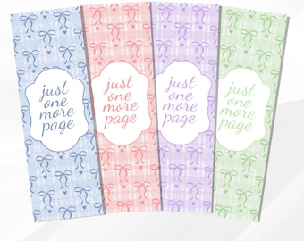 Conjunto de marcadores de livros para download | Download digital em 4 cores