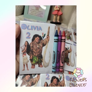 Mini Coloring Book with Crayons