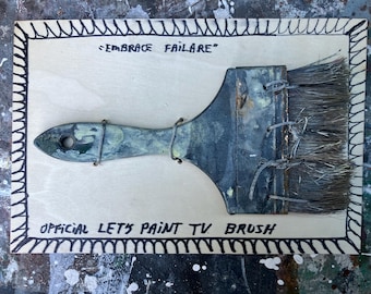 Signed used paint brush from Mr Let's Paint