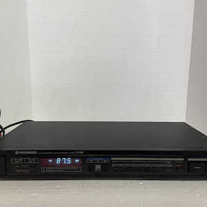 Vintage 1986 Pioneer FM/AM Digital Synthesizer Tuner TX-1060-tested Works