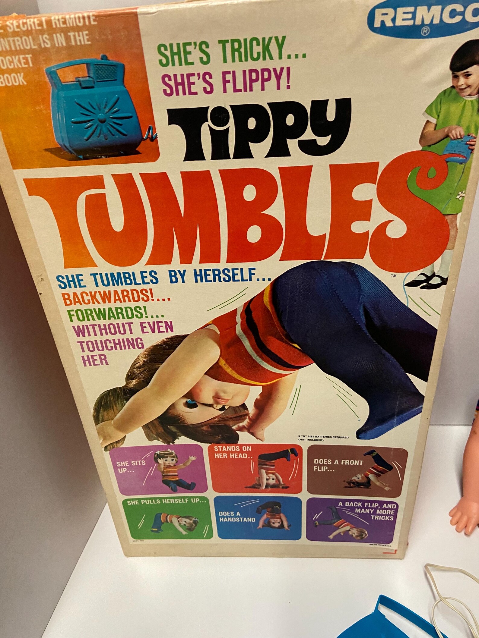 Vintage Remco Tippy Tumbles Doll In Original Box Vintage Remco Tippy Tumbles Doll In Original Box