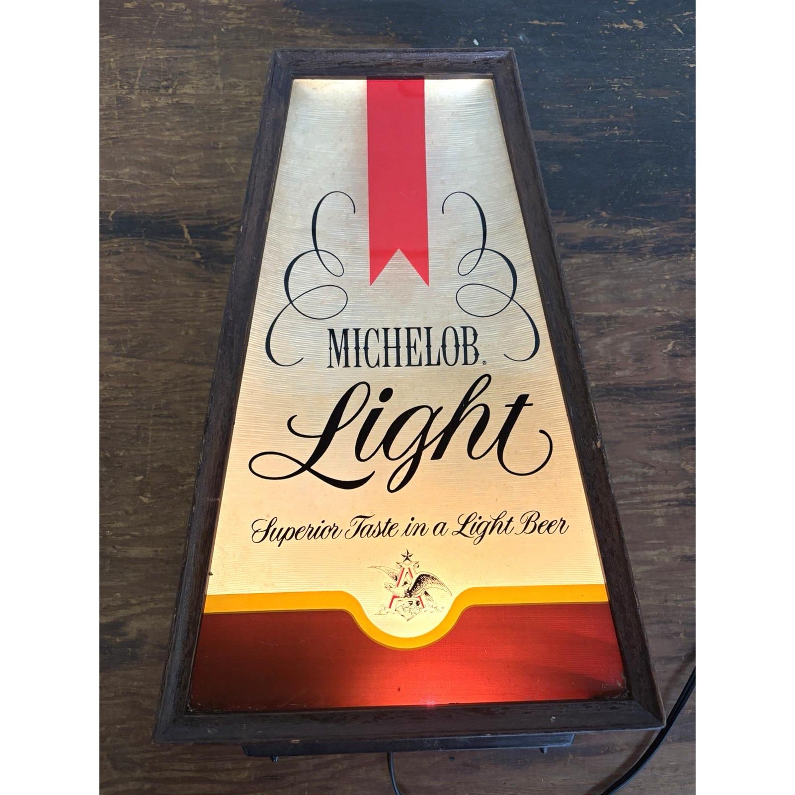 Vintage Michelob Lighted Sign - Etsy