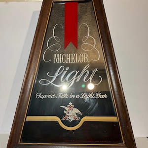 Vintage Michelob Light Beer Mirror