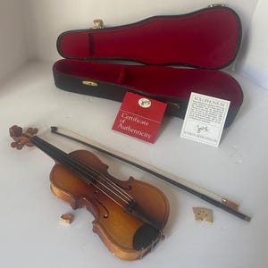 Tiny Vintage Violin With Case - Etsy