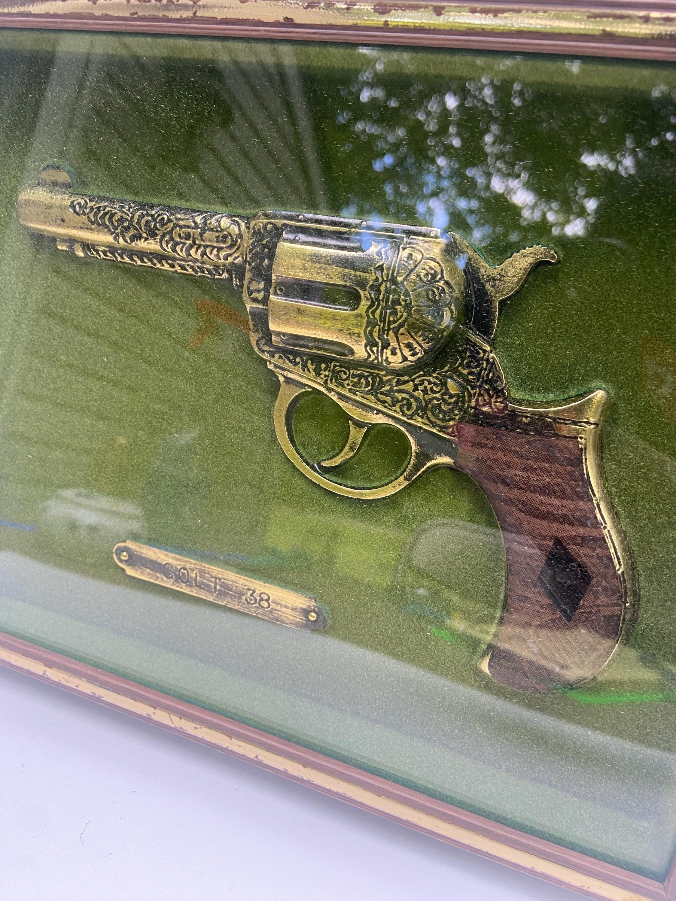 Shadow Box For Revolver Vintage Colt 38 Revolver Shadow Box - Etsy