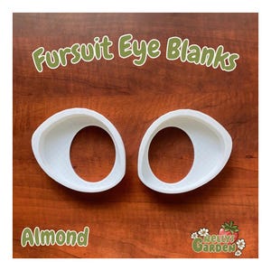 Oeils bruts 3D Fursuit -Amande-
