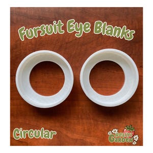 Fursuit 3D eye blanks -Circular-